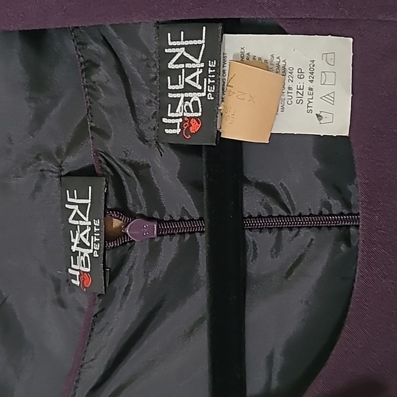 Helene Blake Deep Purple Dress & Blazer Jacket Set, 6 Petite, soft fabric, EUC - Picture 2 of 9